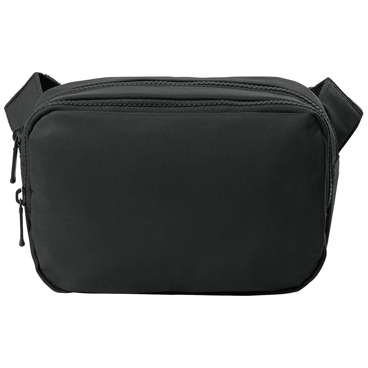 Port Authority Deep Black Matte Dual-Compartment Crossbody