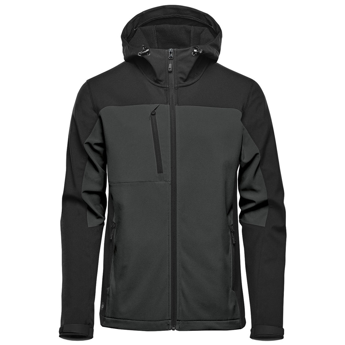 Stormtech Men's Dolphin/Black Cascades Softshell Hoody