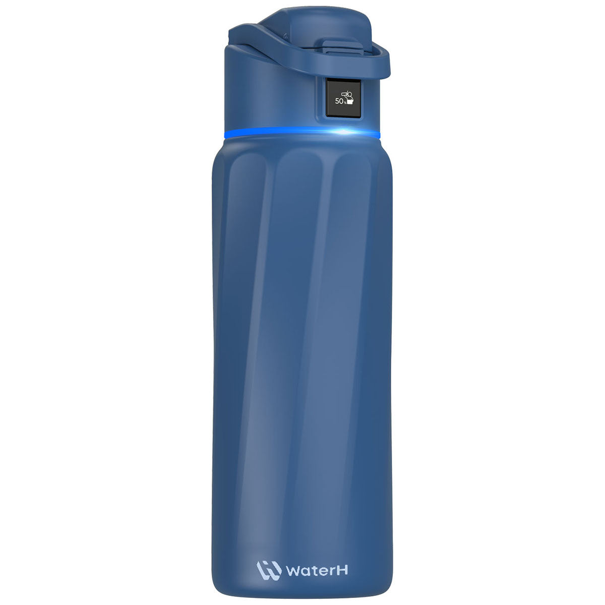 WaterH Blue 32 oz Smart Water Bottle