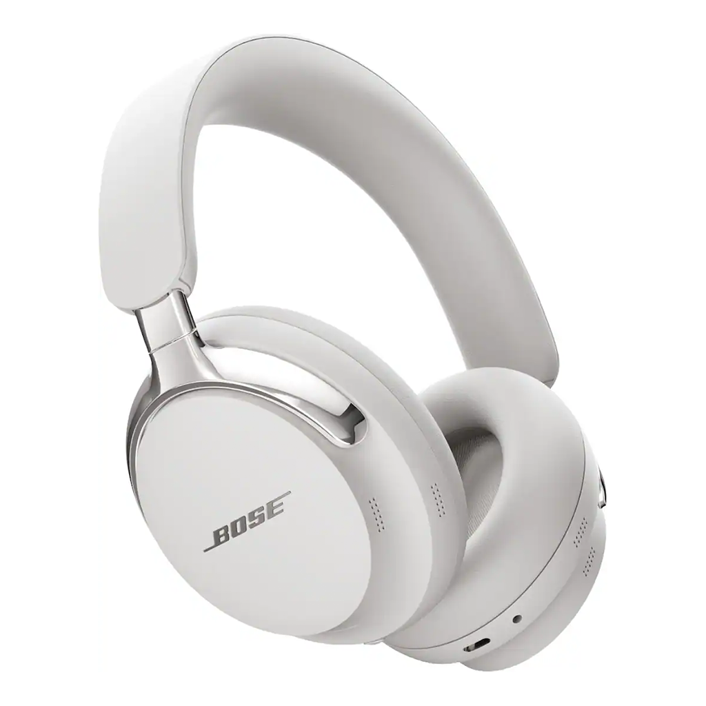 Bose White QuietComfort Ultra Headphones (2nd Gen) Wireless Noise Cancelling Over-Ear Headphones