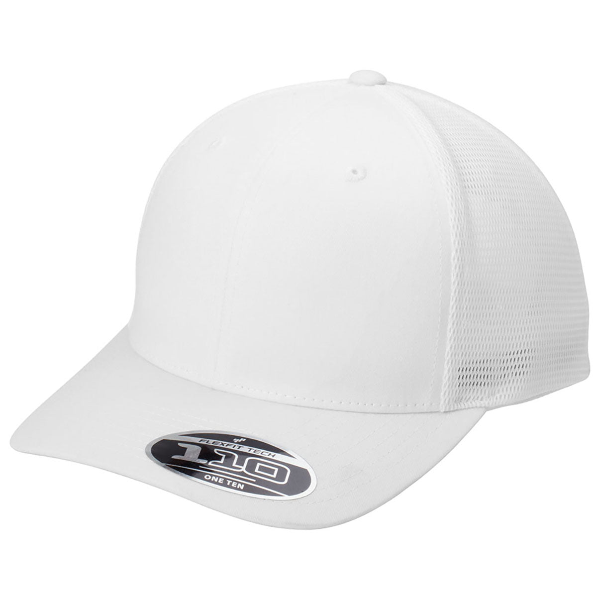 Port Authority White/WhiteFlexfit 110 Mesh Cap