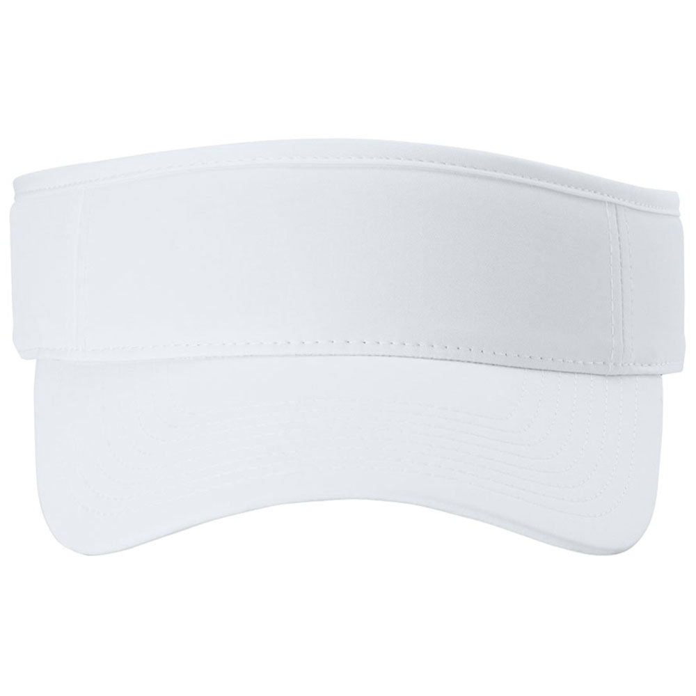 Port Authority White Poly Visor