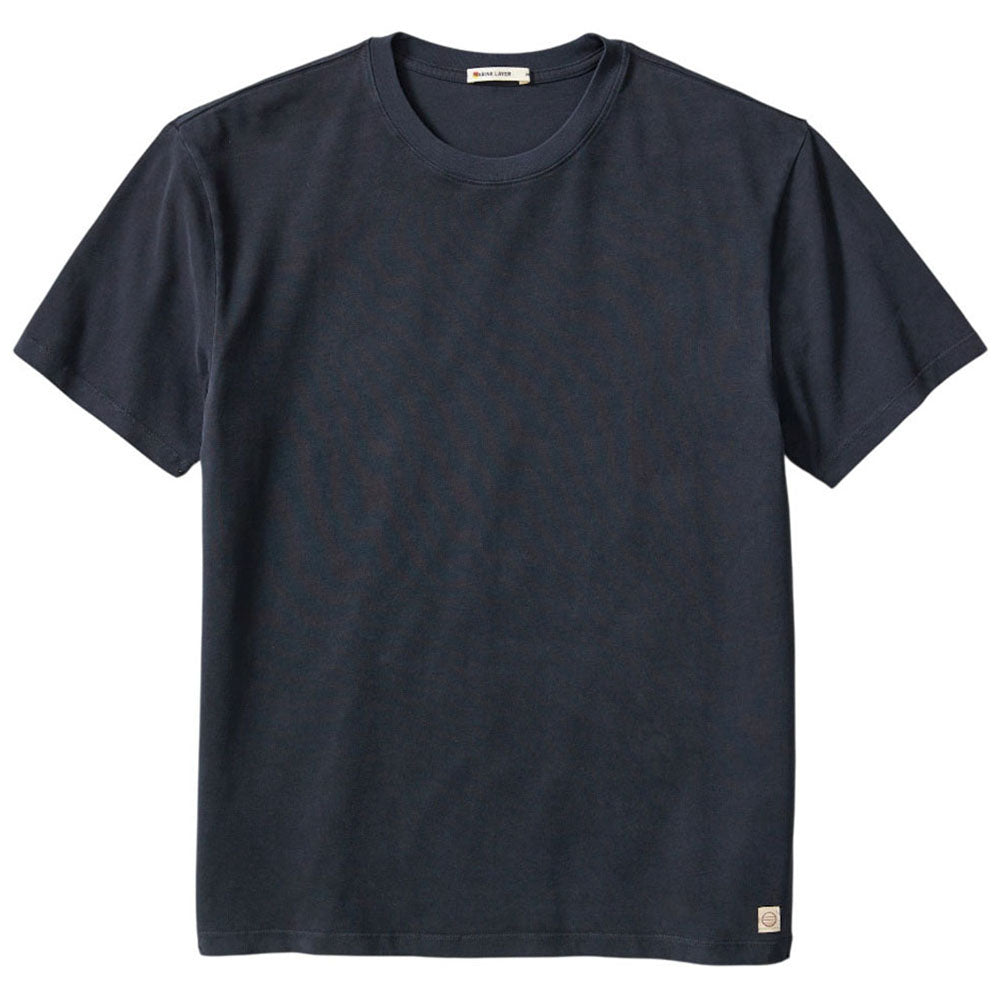Marine Layer Men's Black Luxe 250 Tee