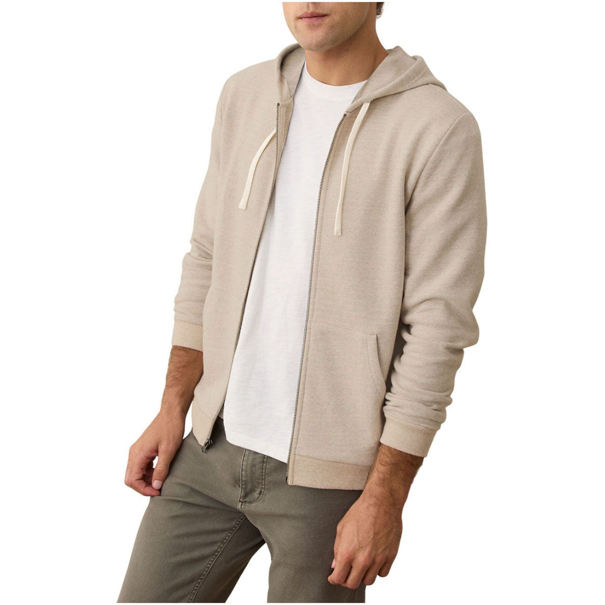 Marine Layer Men's Whitecap Cloud 9 Fleece Full Zip Hoodie