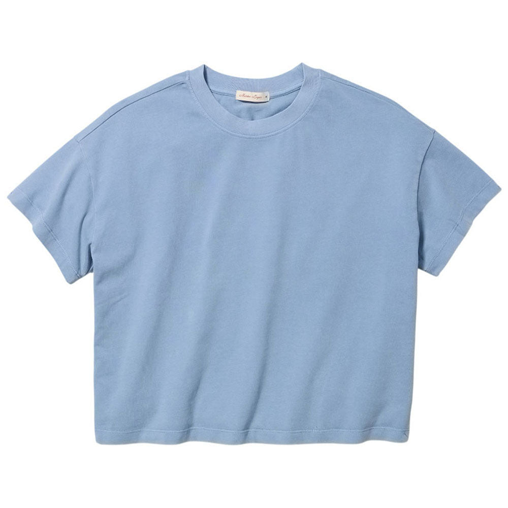 Marine Layer Women's Coastal Blue Luxe Sueded Tee