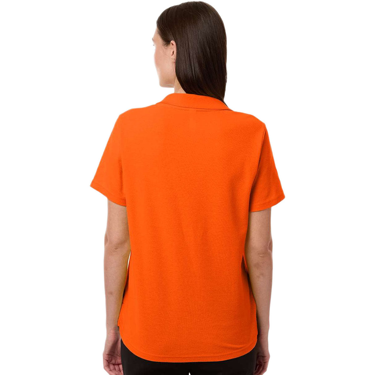 Core 365 Women's Campus Orange Resolve CVC Performance Pique Polo