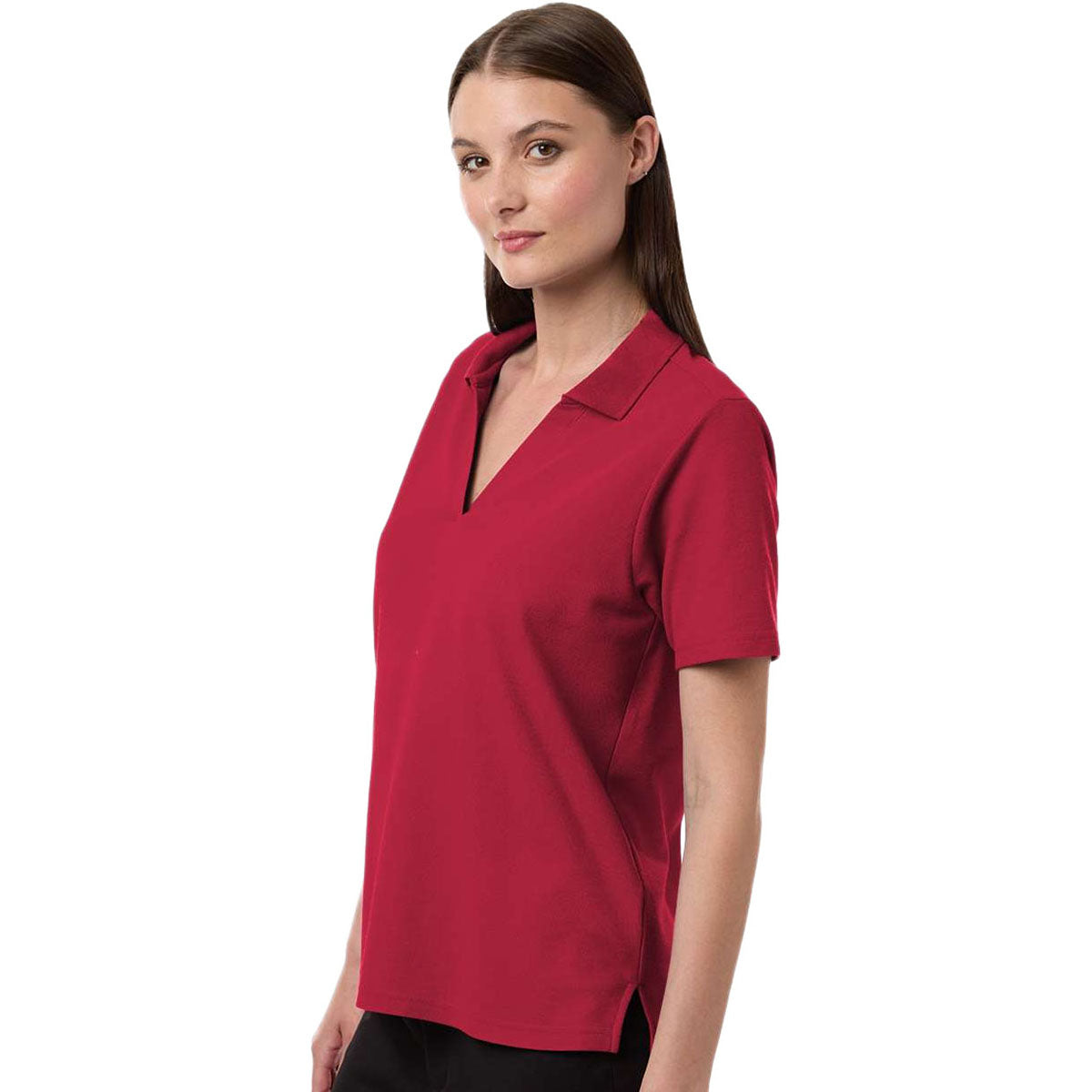 Core 365 Women's Classic Red Resolve CVC Performance Pique Polo