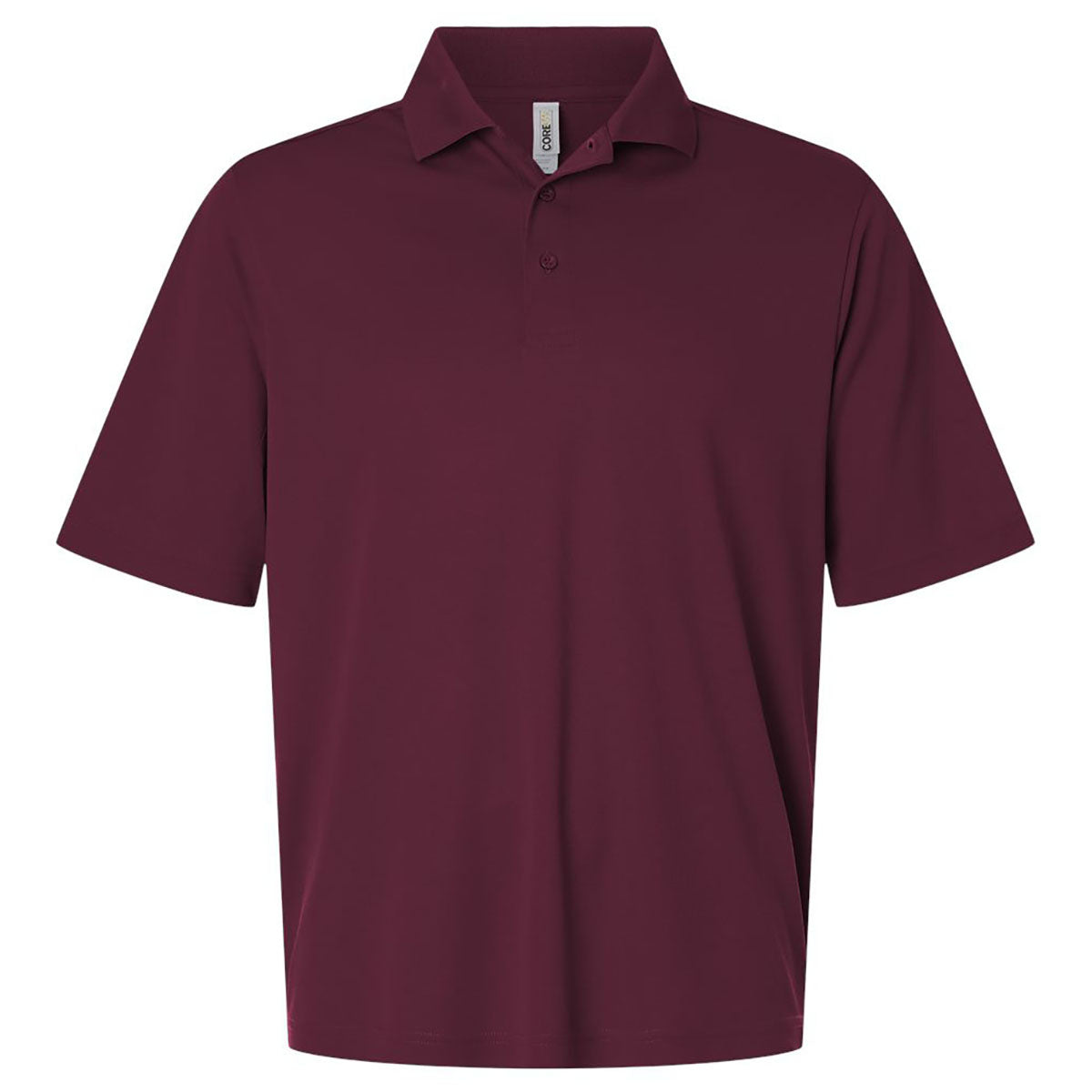 Core 365 Men's Burgundy Nova Performance Pique Polo