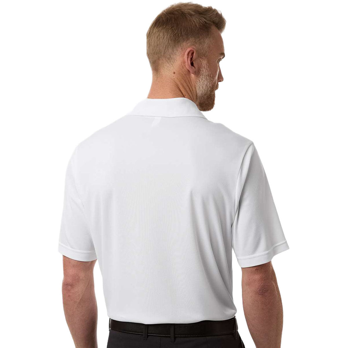Core 365 Men's White Nova Performance Pique Polo