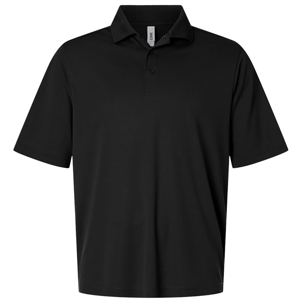 Core 365 Men's Black Tall Nova Performance Pique Polo