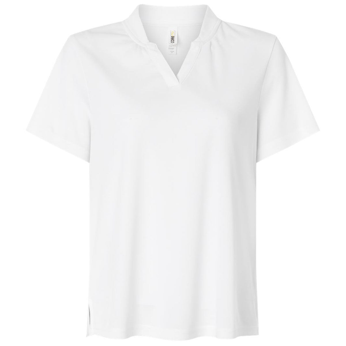 Core 365 Women's White Nova Performance Pique Polo