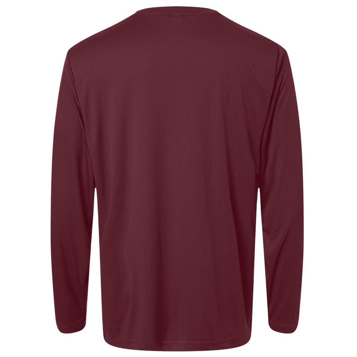 Core 365 Unisex Burgundy Capital Long Sleeve Performance T-Shirt