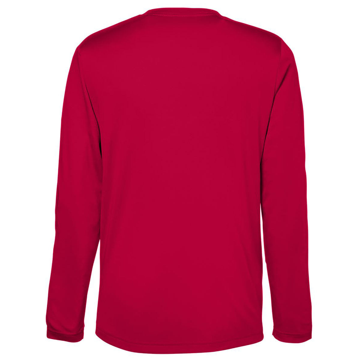 Core 365 Unisex Classic Red Capital Long Sleeve Performance T-Shirt