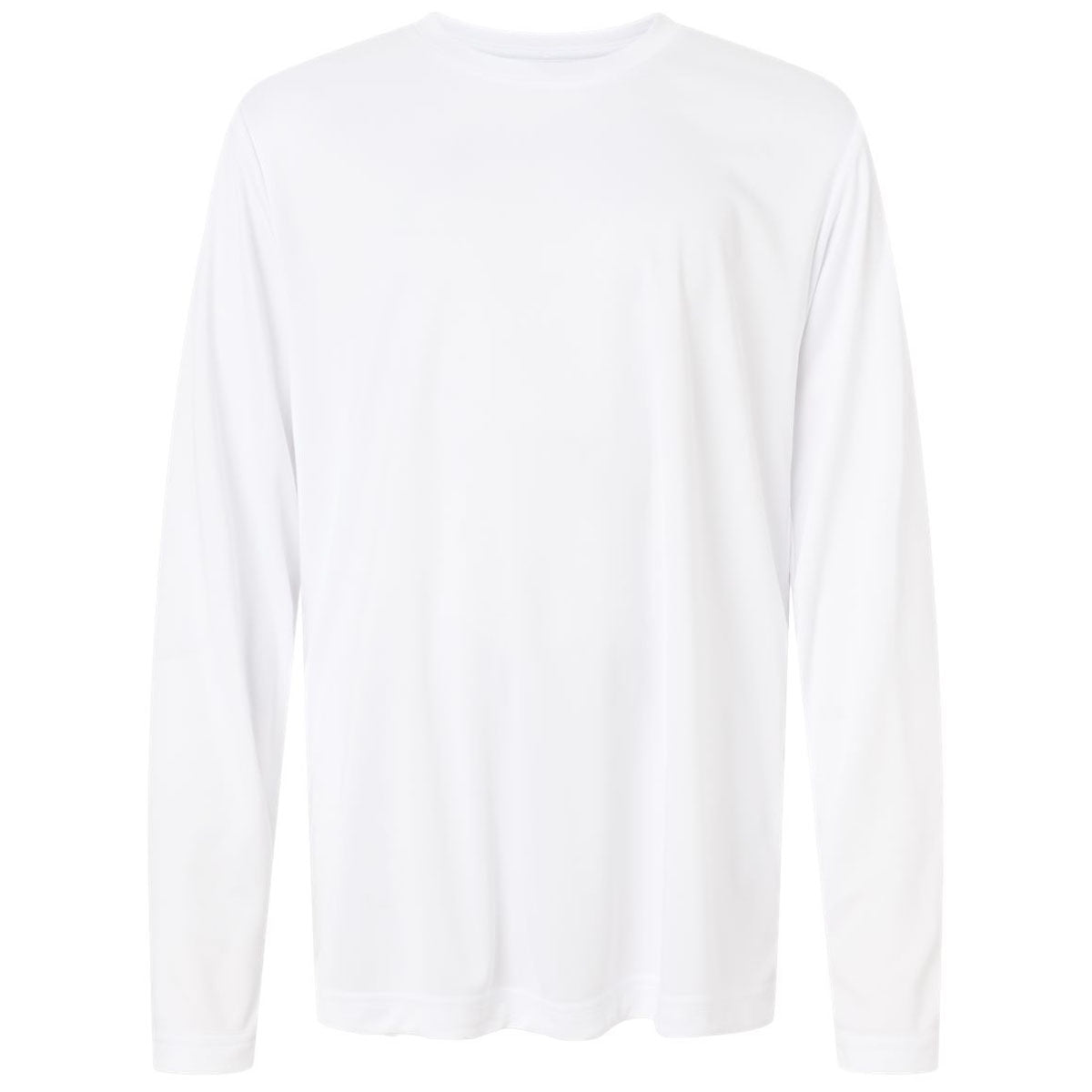 Core 365 Youth White Capital Performance Long Sleeve T-Shirt
