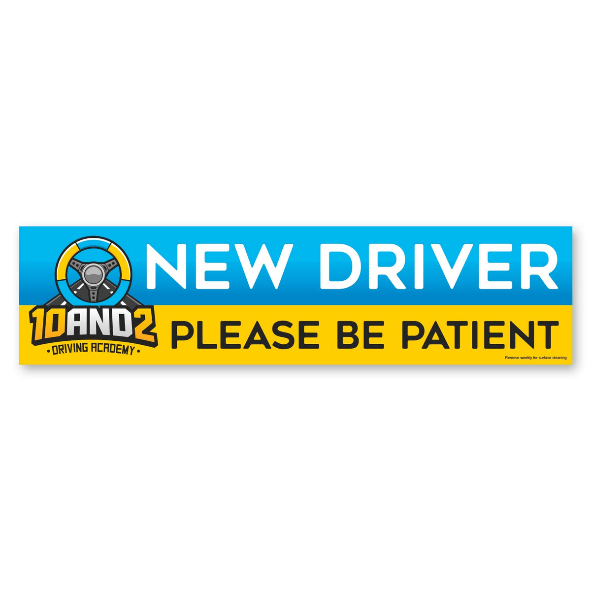 Magnet Group White Bumper Car Sign Magnet