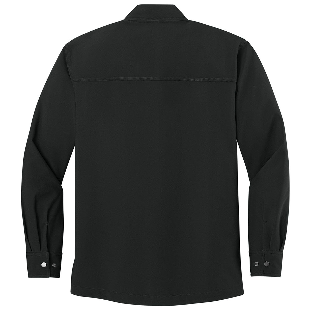 CornerStone Men's Black Soft Shell Shirt Jacket