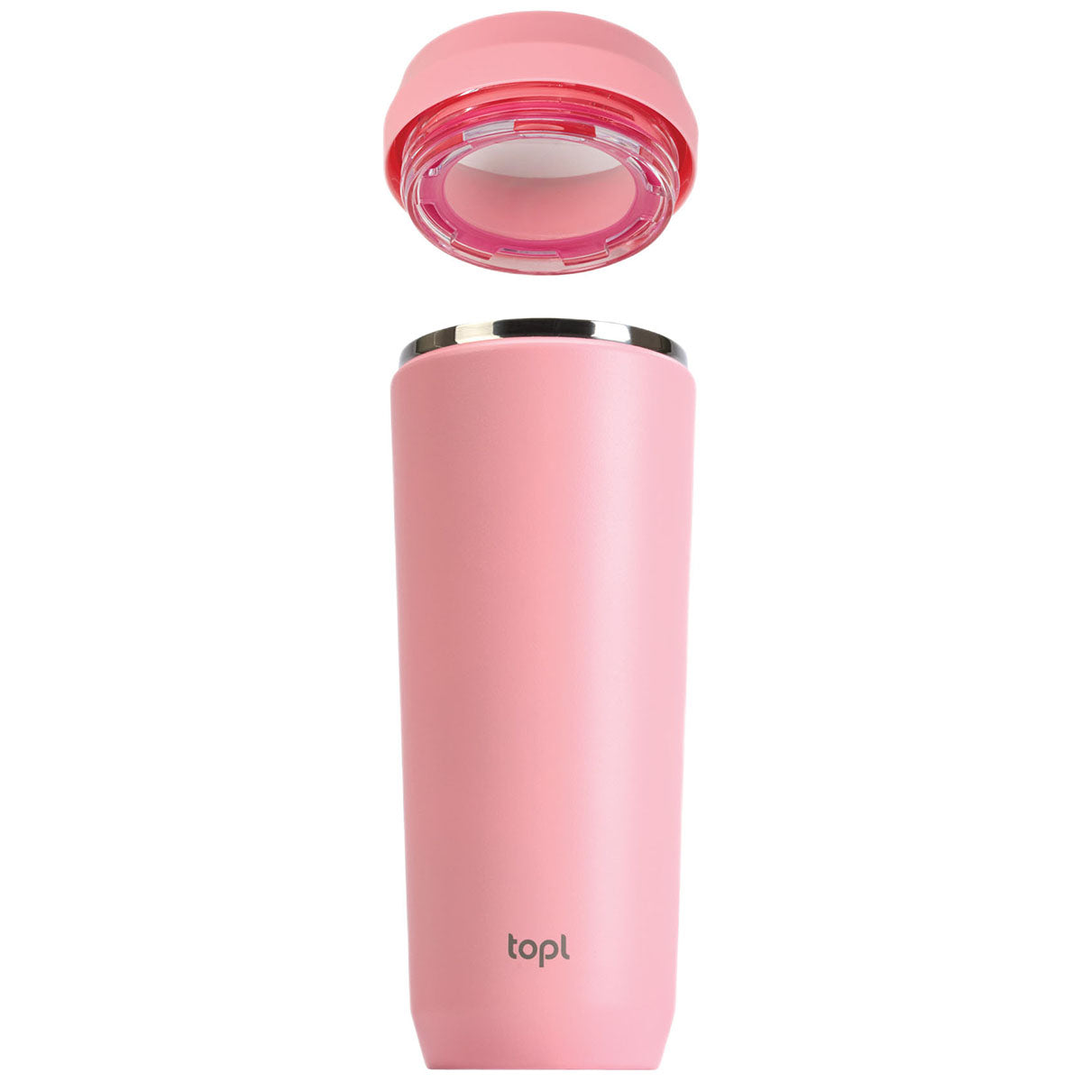 TOPL Pink 20 oz. Double Wall, Recycled Stainless Steel 360° Tumbler