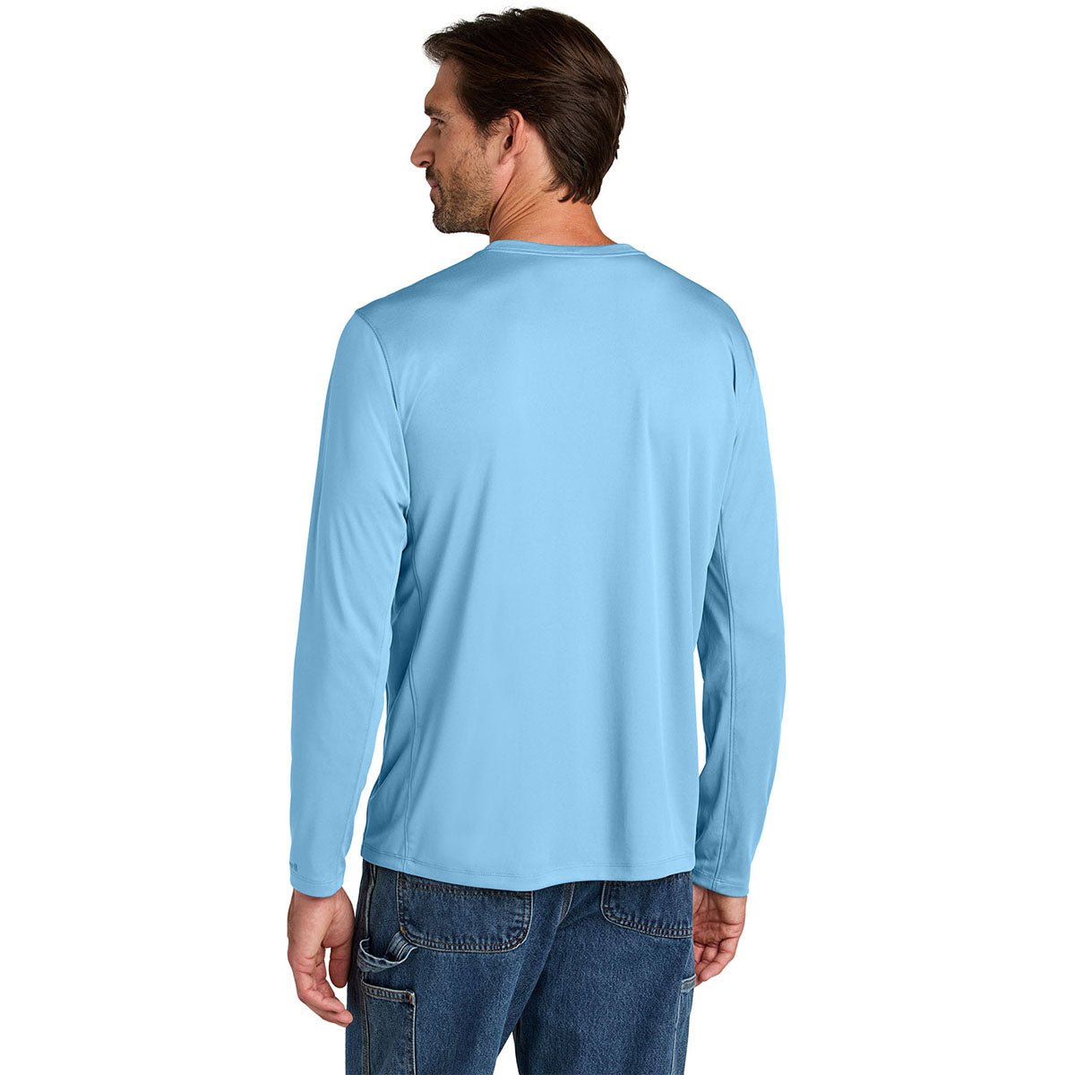 Carhartt Men's Fresh Water Blue Force Sun Defender Long Sleeve T-Shirt