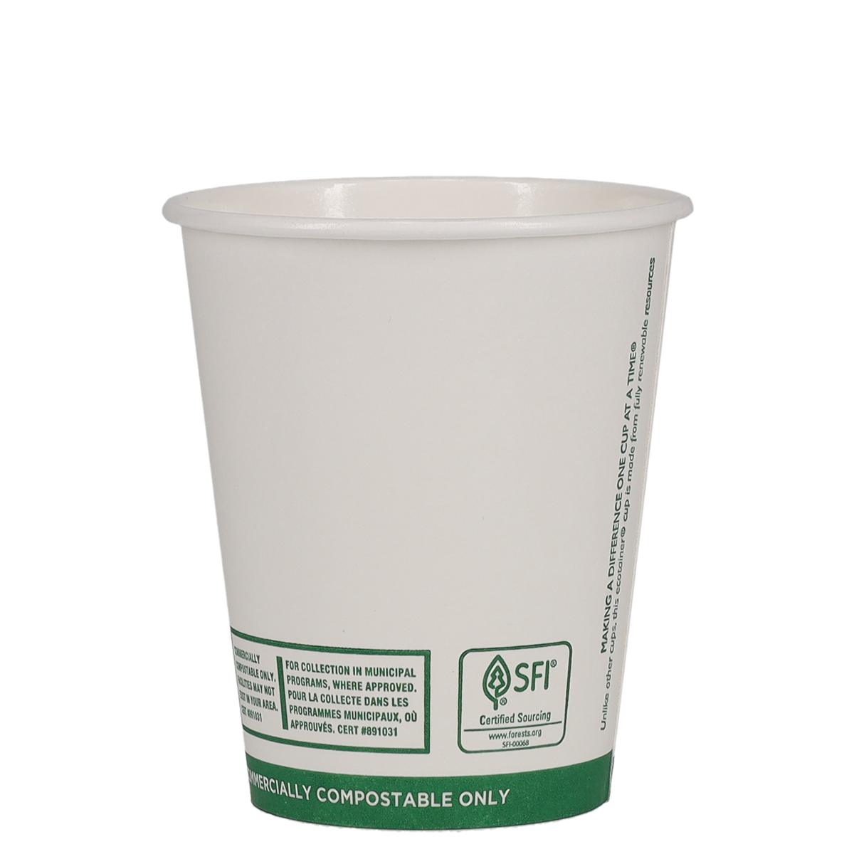 American Accents White Eco-Friendly Paper Cups