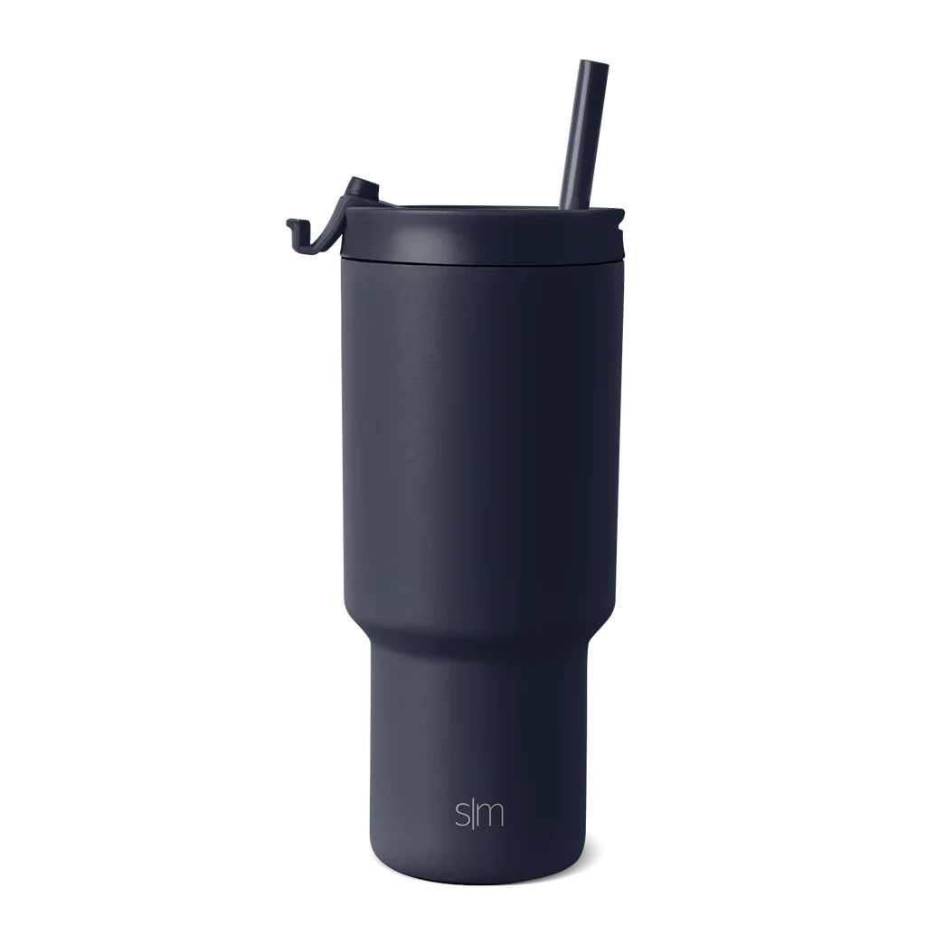 Simple Modern Deep Ocean Trek Tumbler with Flip Lid and Straw - 30oz