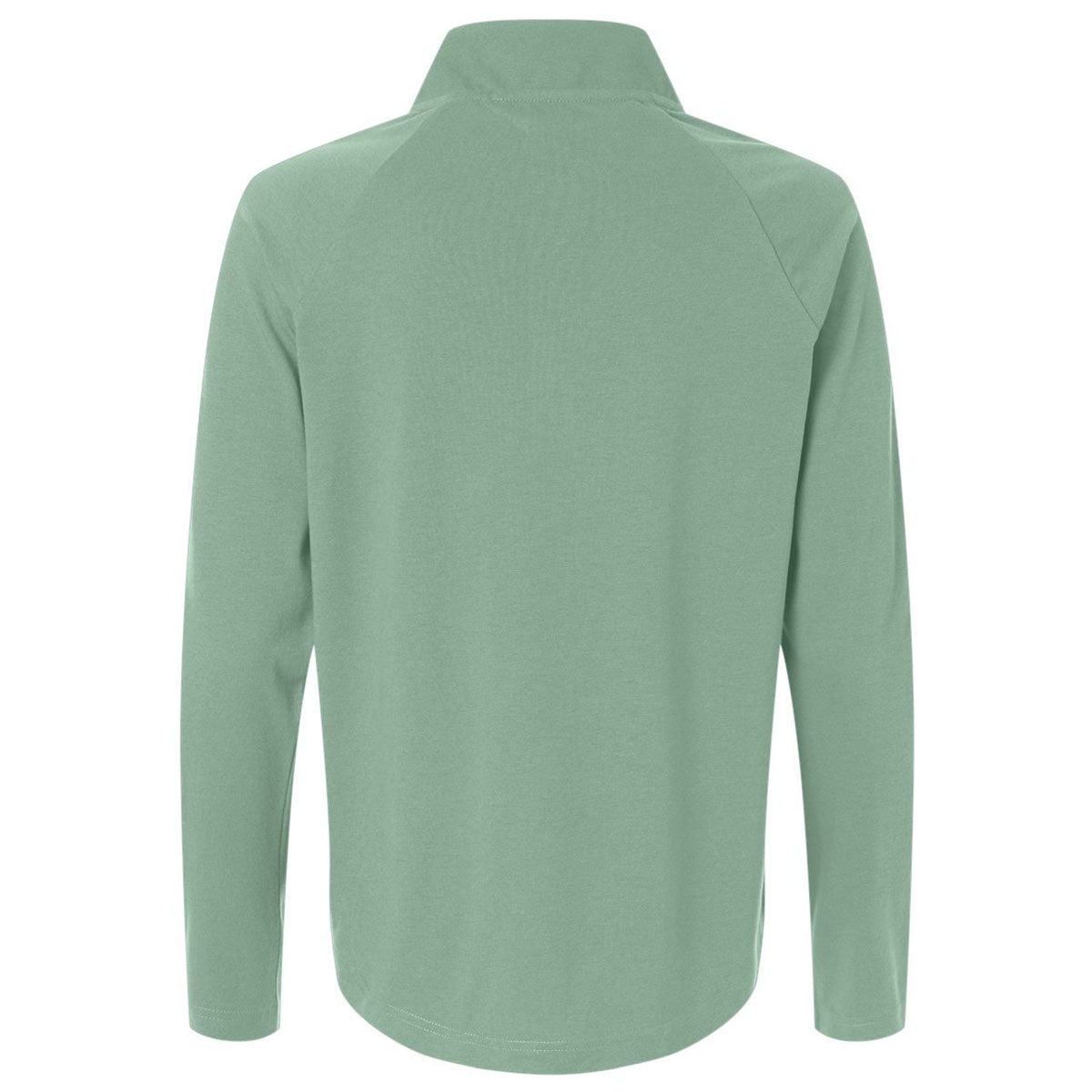 Devon & Jones Women's Balsam Green Seaton Pebble Textured Quarter-Zip Pullover