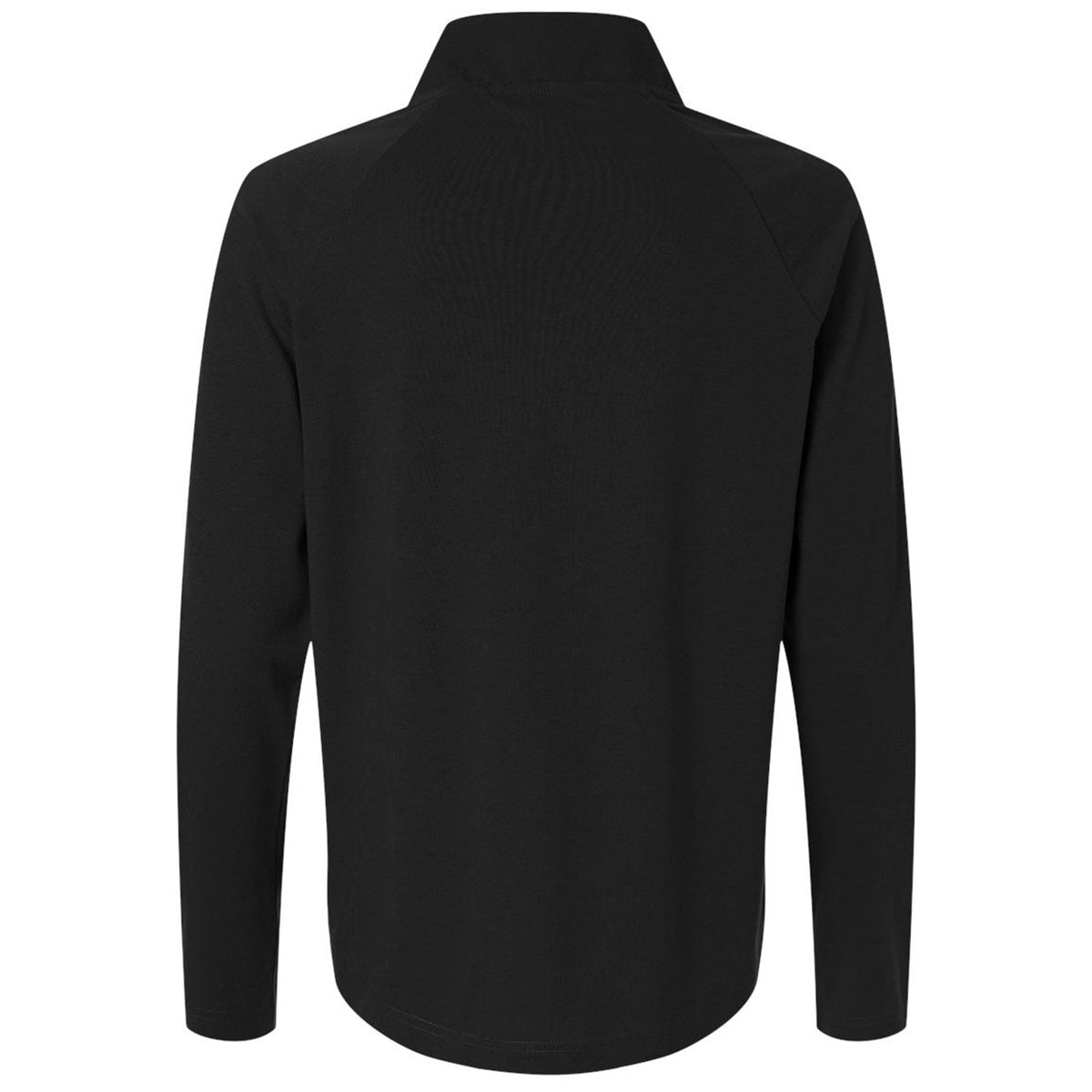 Devon & Jones Women's Black Seaton Pebble Textured Quarter-Zip Pullover