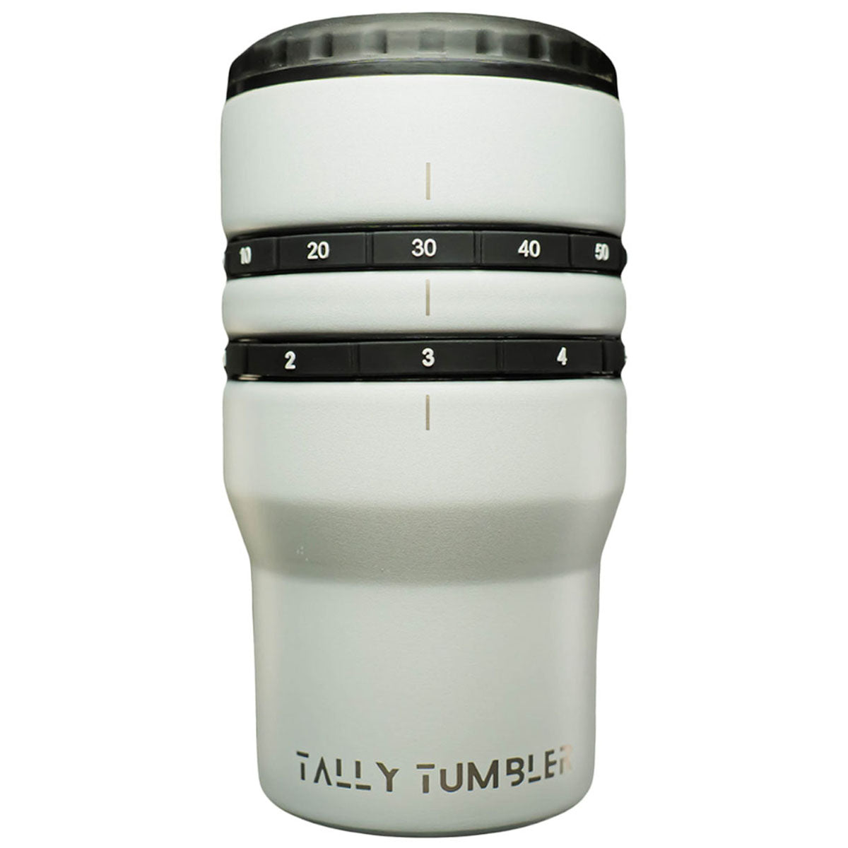 Tally Tumbler White 4-in-1 Can Cooler & Scorekeeper 14oz.