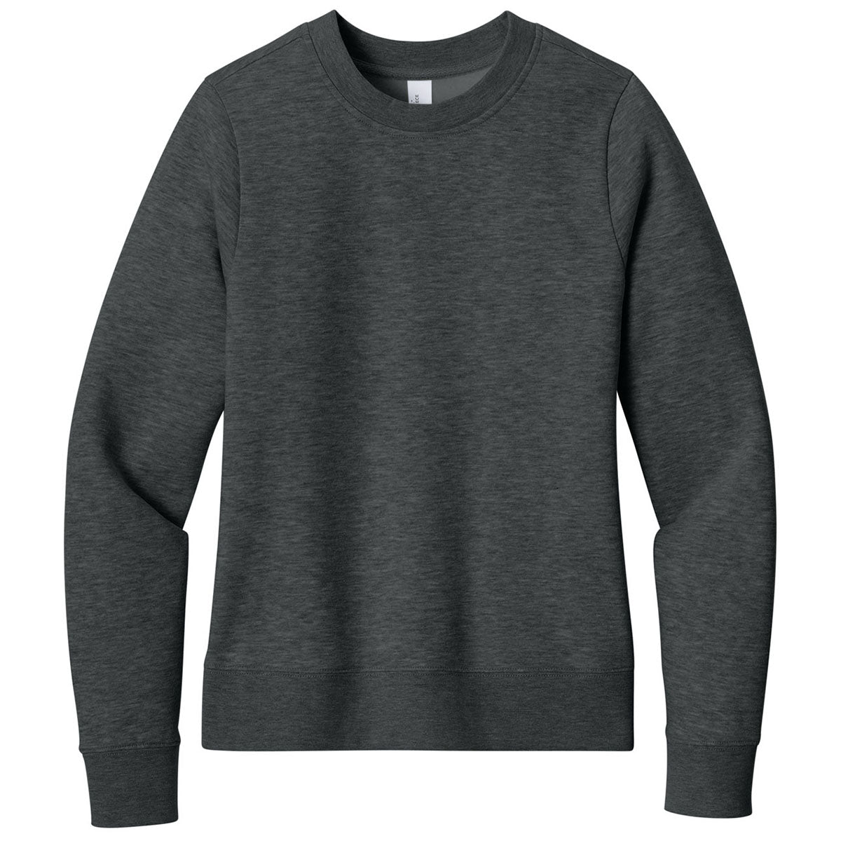 District Women's Heathered Charcoal V.I.T. Fleece Crew