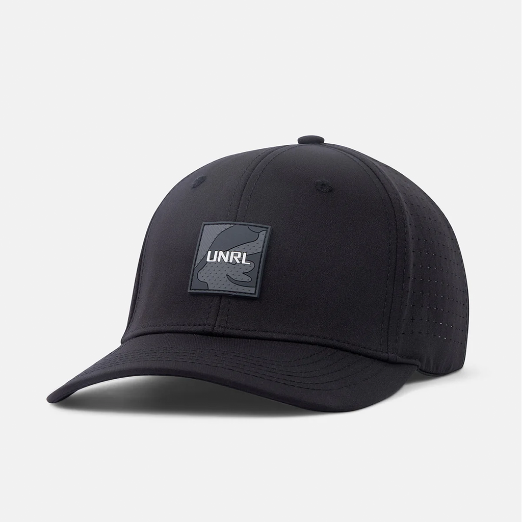 UNRL Black Explorer Mid-Pro Stretchfit Hat