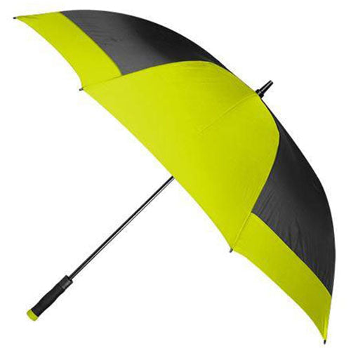 Shed Rain Black/Lime Wedge 60" Auto-Open Golf Umbrella