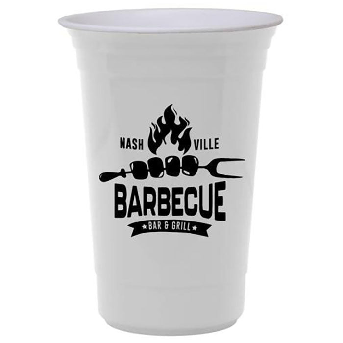 Garyline White Varsity Double-Wall Cup with Liner - 16 oz.