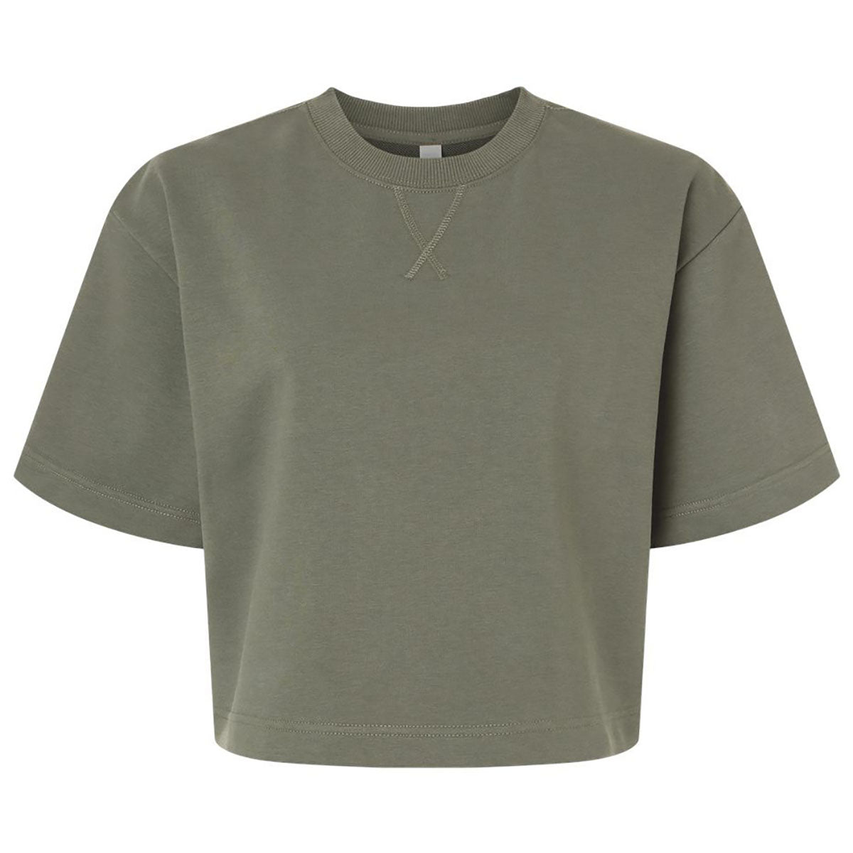 American Apparel Women's Lieutenant French Terry Mid-Length Boxy Top