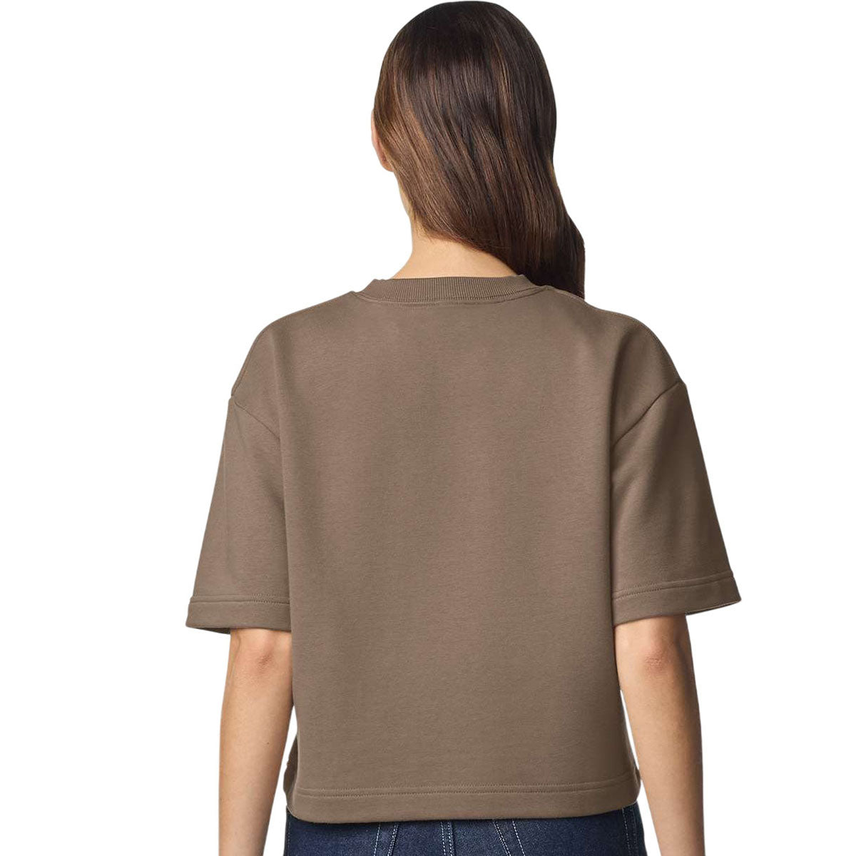 American Apparel Women's Savana French Terry Mid-Length Boxy Top