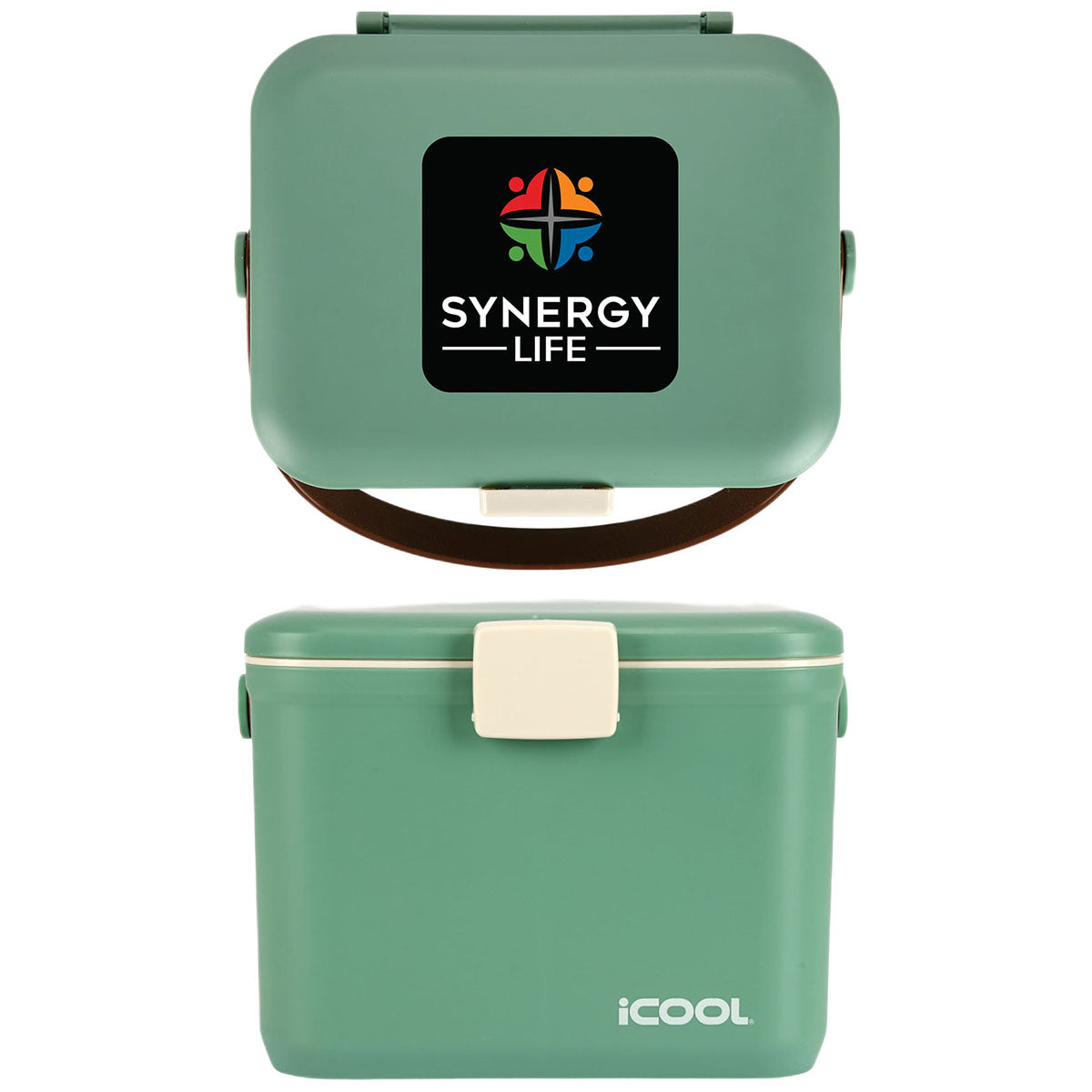 iCOOL Green Hale 6-Can, 5.25 Qt Hard Sided Cooler
