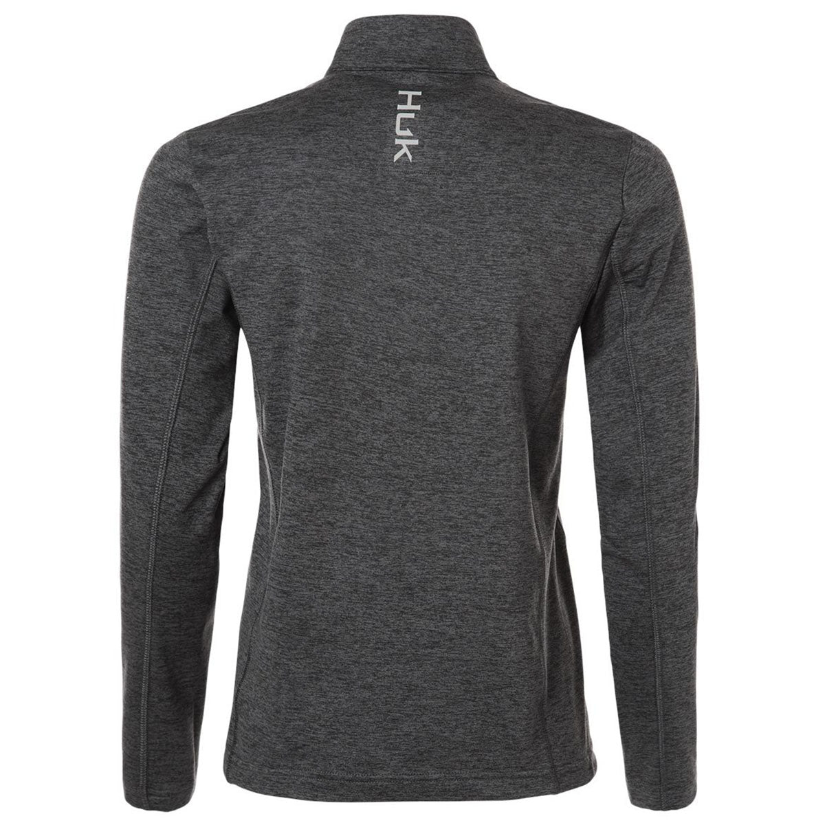 HUK Women's Volcanic Ash Heather Coldfront+ Quarter Zip Pullover