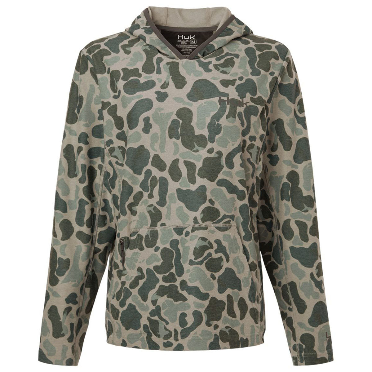 HUK Women's Volcanic Ash Coldfront+ KC Print Hooded Sweatshirt