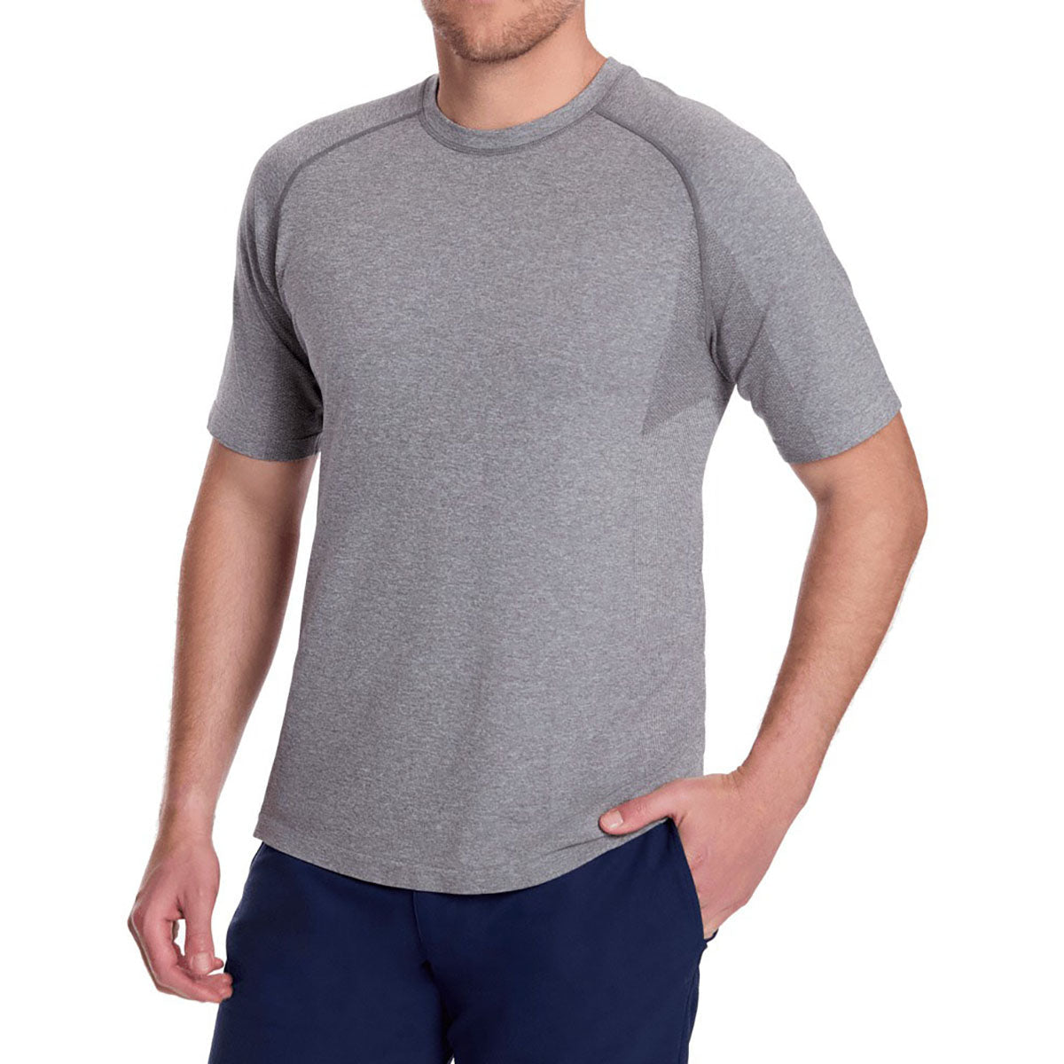 Holderness & Bourne Men's Heathered Grey The Pickett Performance T-Shirt
