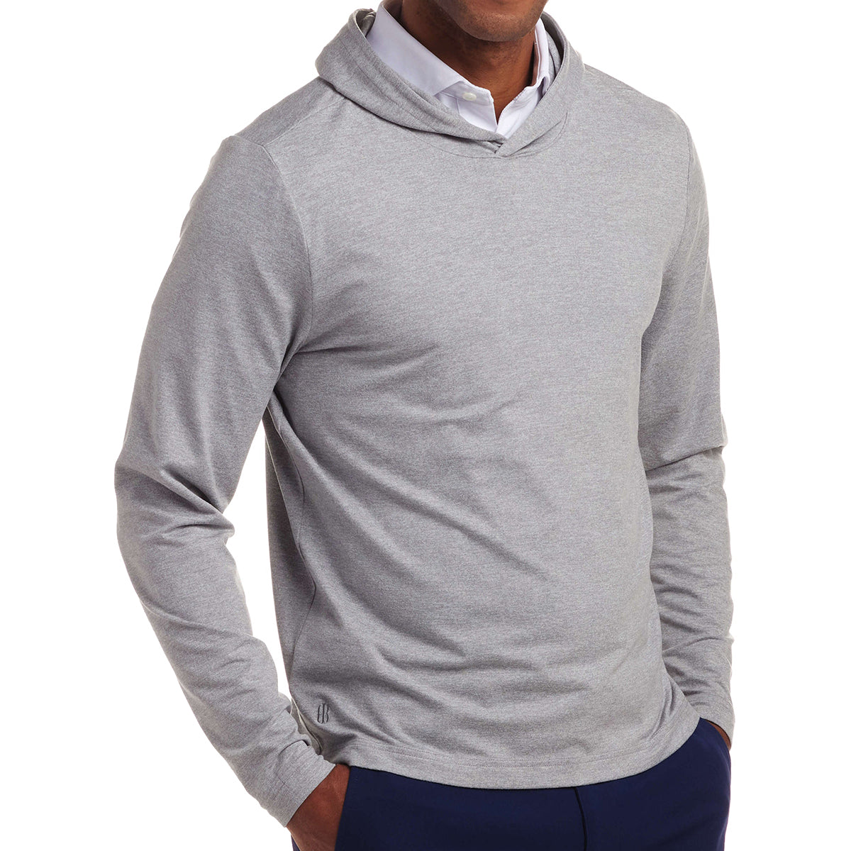Holderness & Bourne Men's Heathered Grey The Stowe Pullover