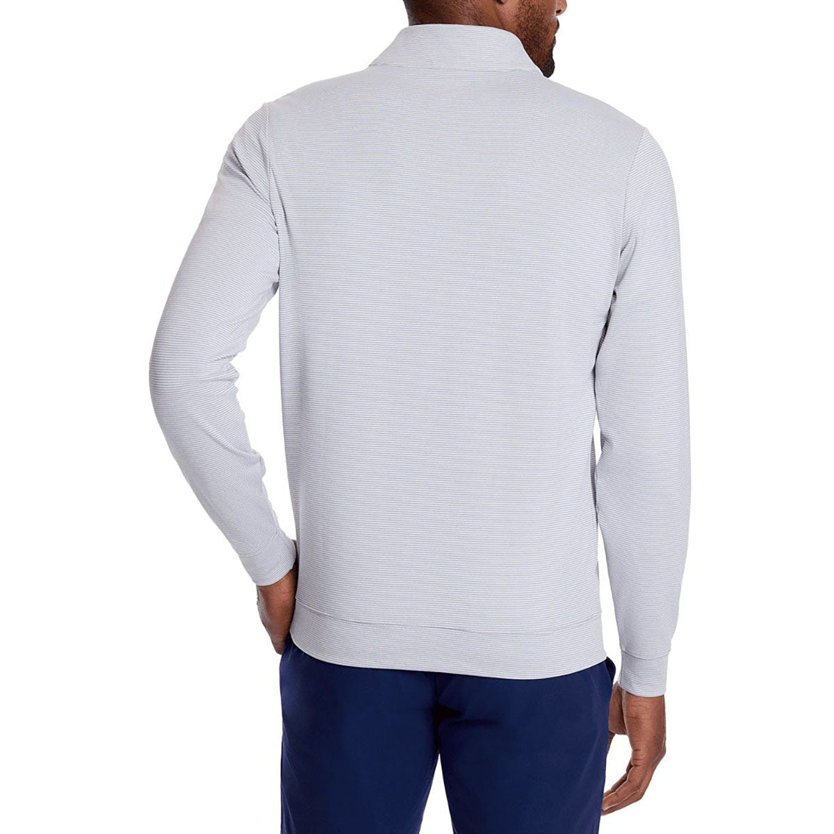 Holderness & Bourne Men's Grey & White The Sherwood Pullover