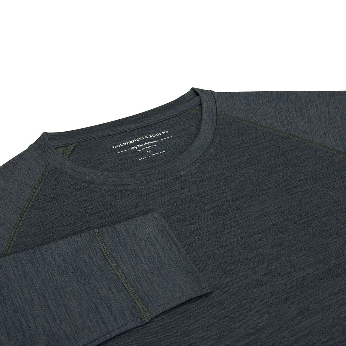 Holderness & Bourne Men's Heathered Ivy The Laidlay Pullover