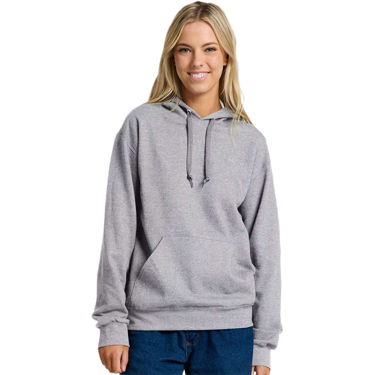 Jerzees Unisex Athletic Heather Ultimate CVC Hooded Sweatshirt