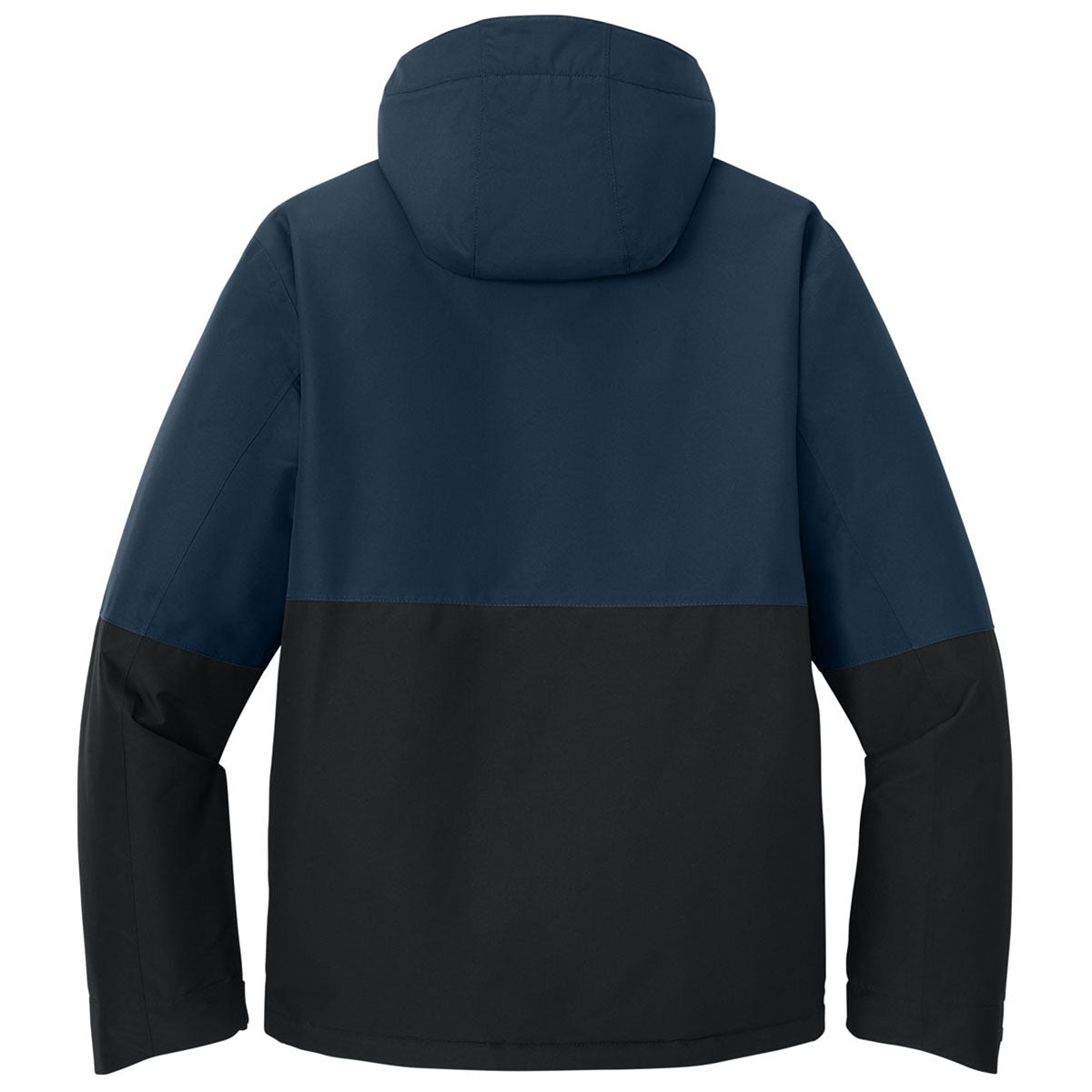 Port Authority Men's Dress Blue Navy/Deep Black Insulated Heavy Ripstop Jacket