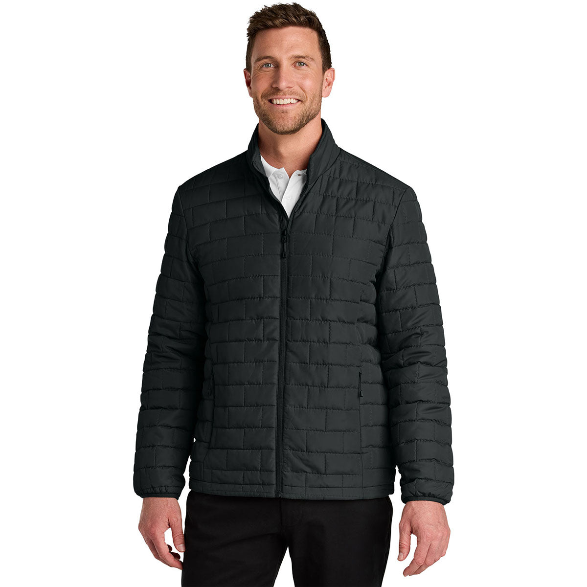 Port Authority Men's Deep Black C-FREE Brick Jacket
