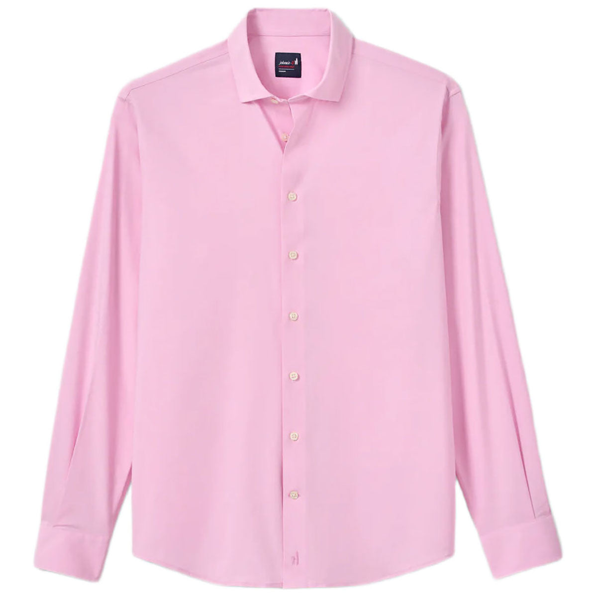 Johnnie-O Men's Porto Pink Travis Solid Everyday Performance Button Down Shirt