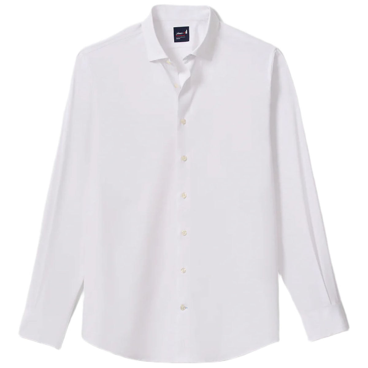 Johnnie-O Men's White Travis Solid Everyday Performance Button Down Shirt