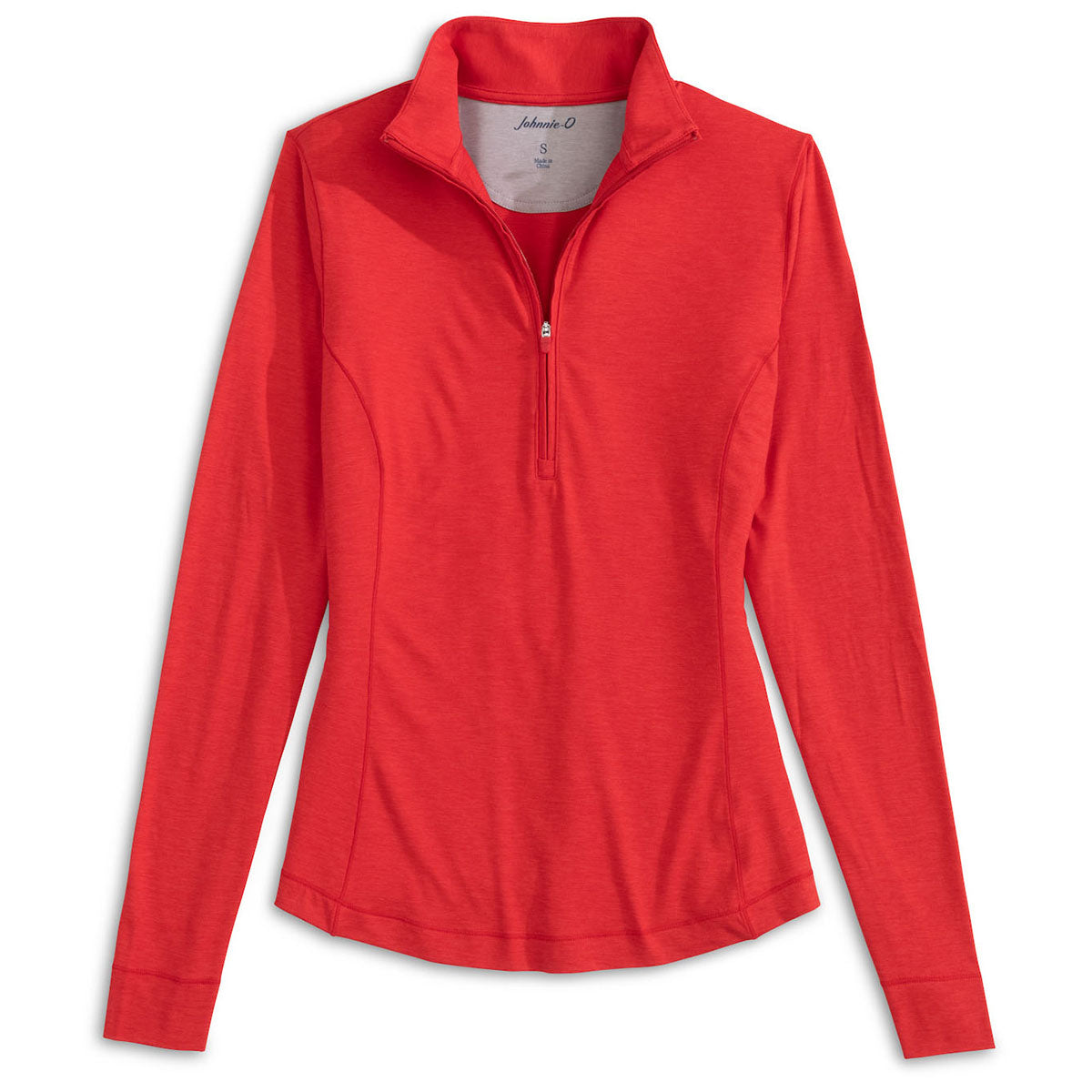 Johnnie-O Women's Red 1 Susie Performance 1/4-Zip