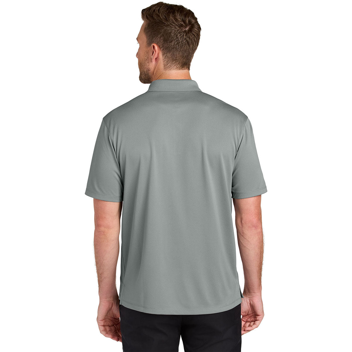 Port Authority Men's Gusty Grey Wearever Performance Pique Polo