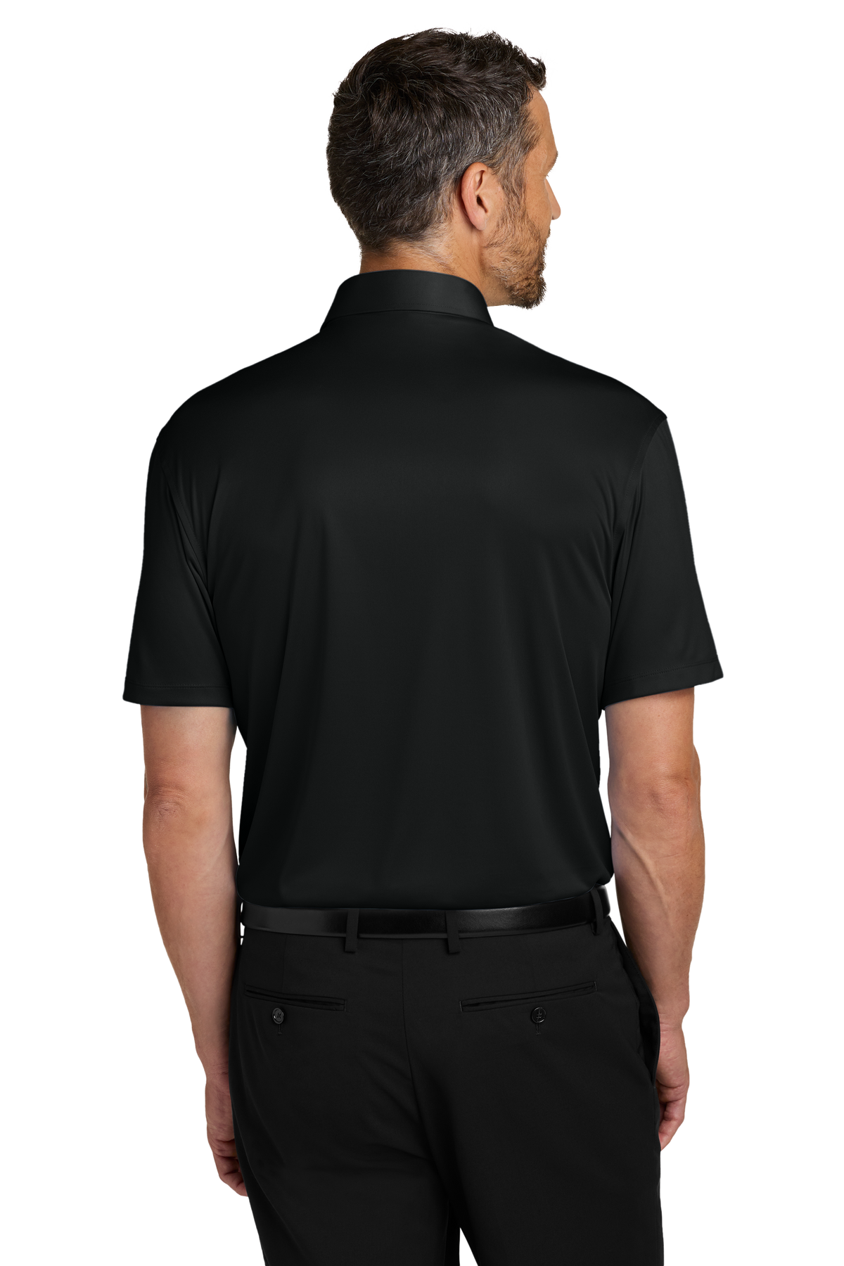 Port Authority Men's Deep Black Shirt Collar Polo