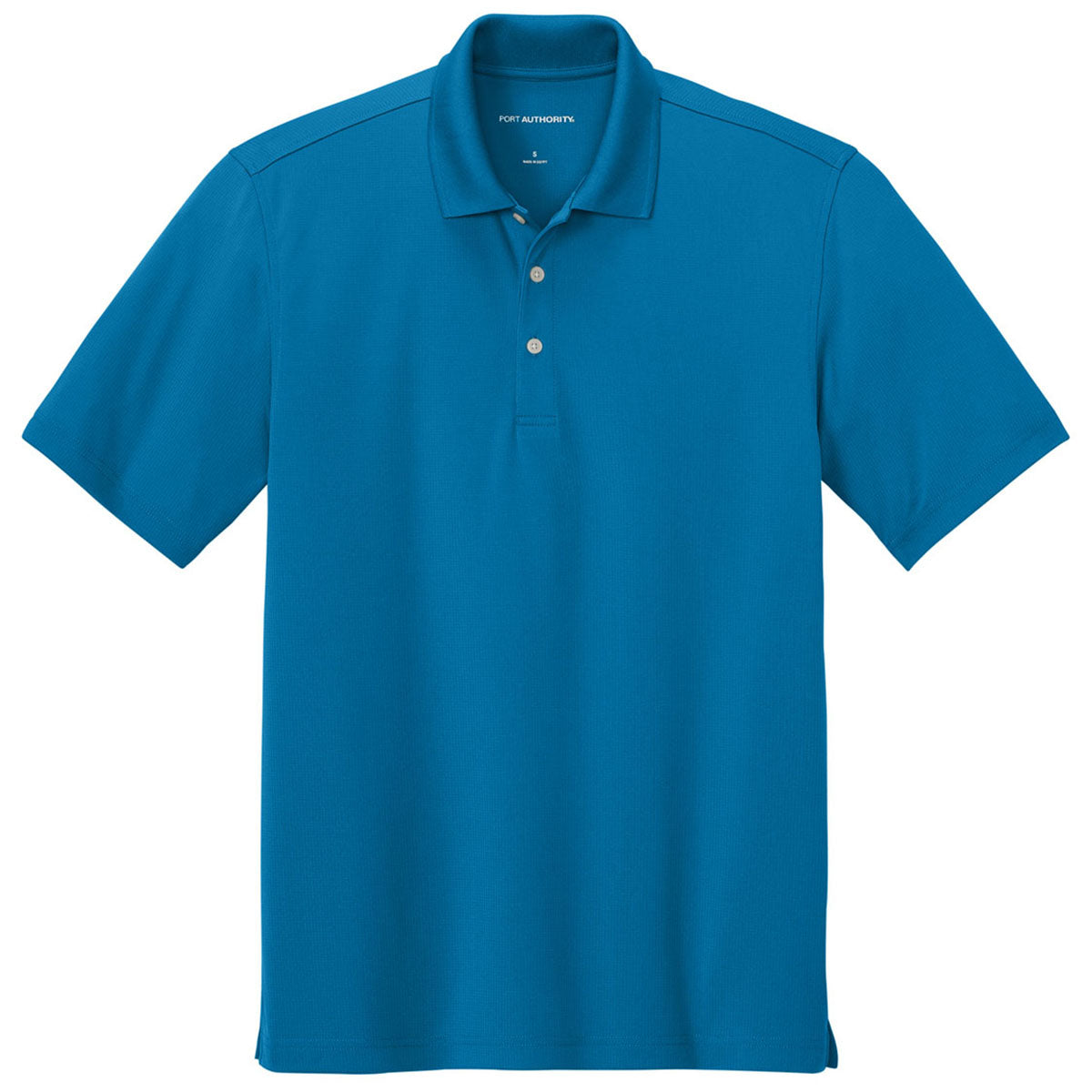 Port Authority Men's Imperial Blue Dry Zone Stain-Release Grid Polo