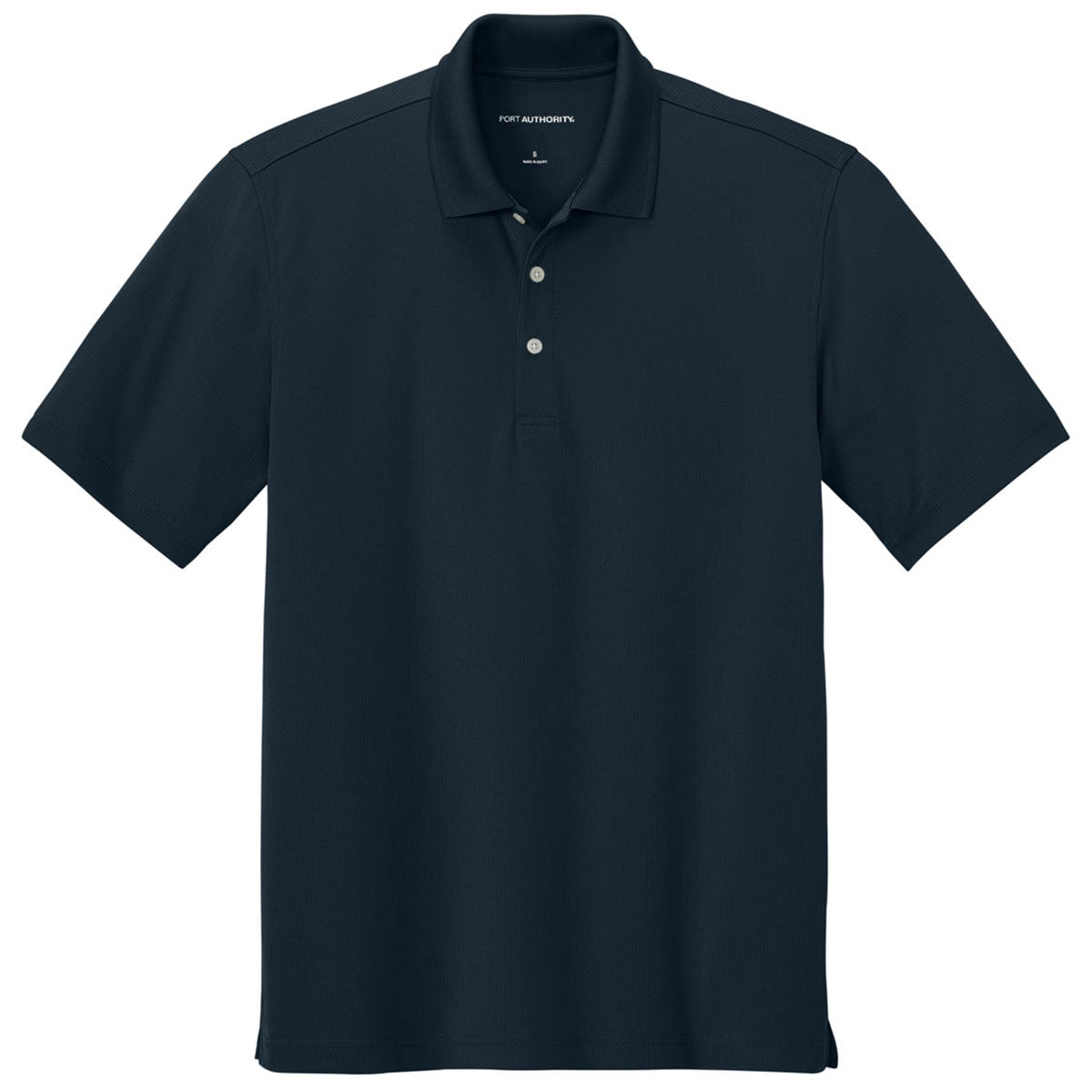 Port Authority Men's Night Navy Dry Zone Stain-Release Grid Polo